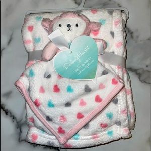 Super cute Baby Blanket, with security blanket!